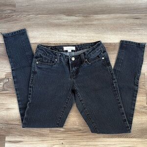 2.1 Denim Blue Jeans size 24 Zipper ankles skinny Leg Pants Spandex Stretch